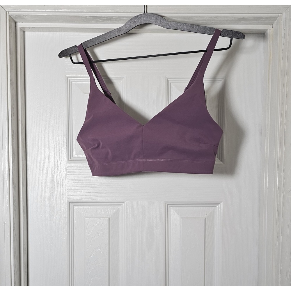Outdoor‎ Voices Bralette Bra Size Medium Dusty Purple Gym Workout